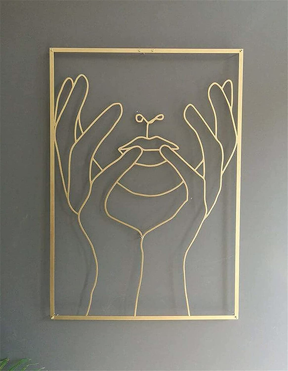 Acrylic Wall Art – Minimalist Female Line Art Decor