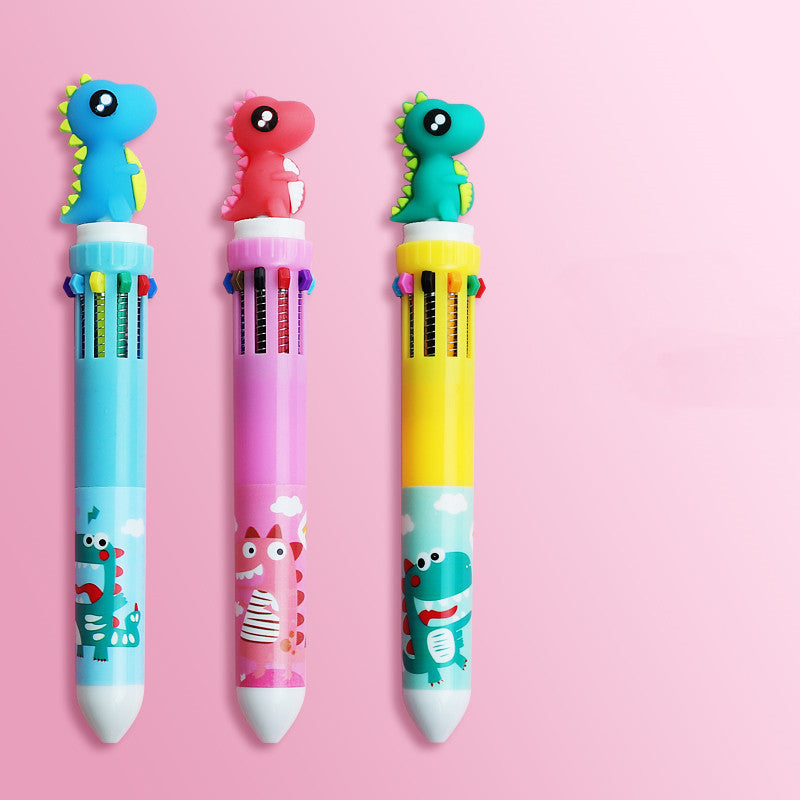 Multi-Color Ballpoint Pens β 10-in-1 Press Style