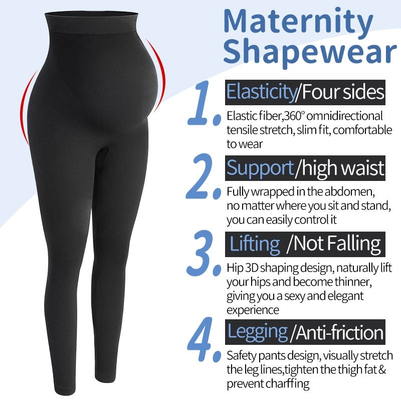 High Waist Maternity Leggings – Soft & Stretchy Pregnancy Pants for Women