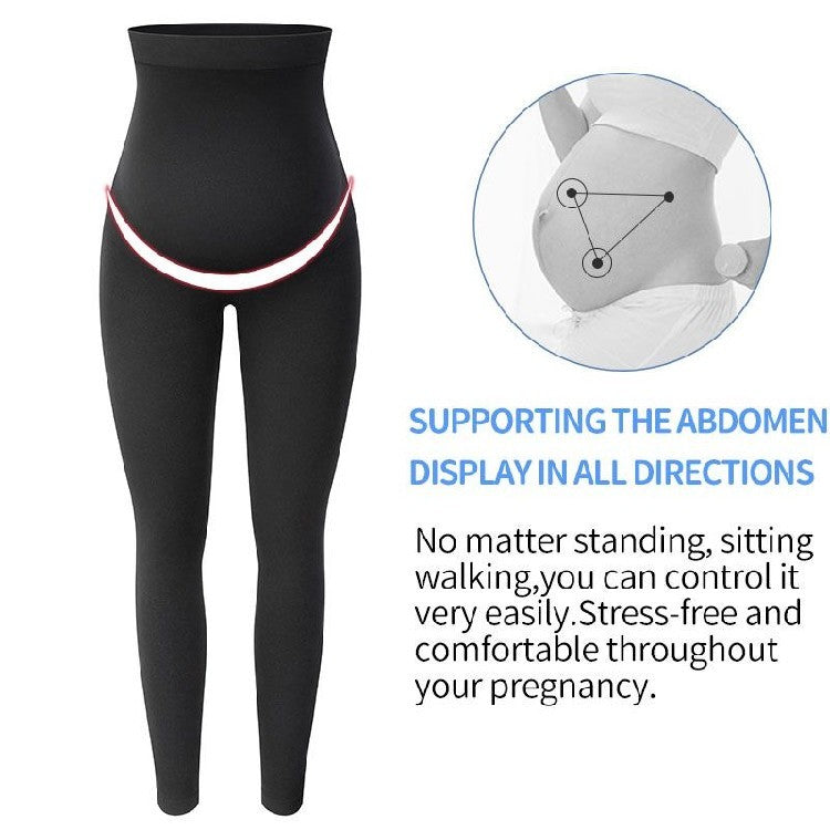 High Waist Maternity Leggings – Soft & Stretchy Pregnancy Pants for Women