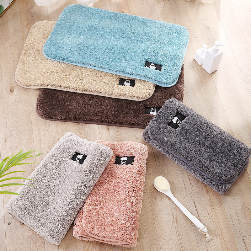 LuxeWool – Ultra-Thick High Pile Bathroom Toilet Carpet