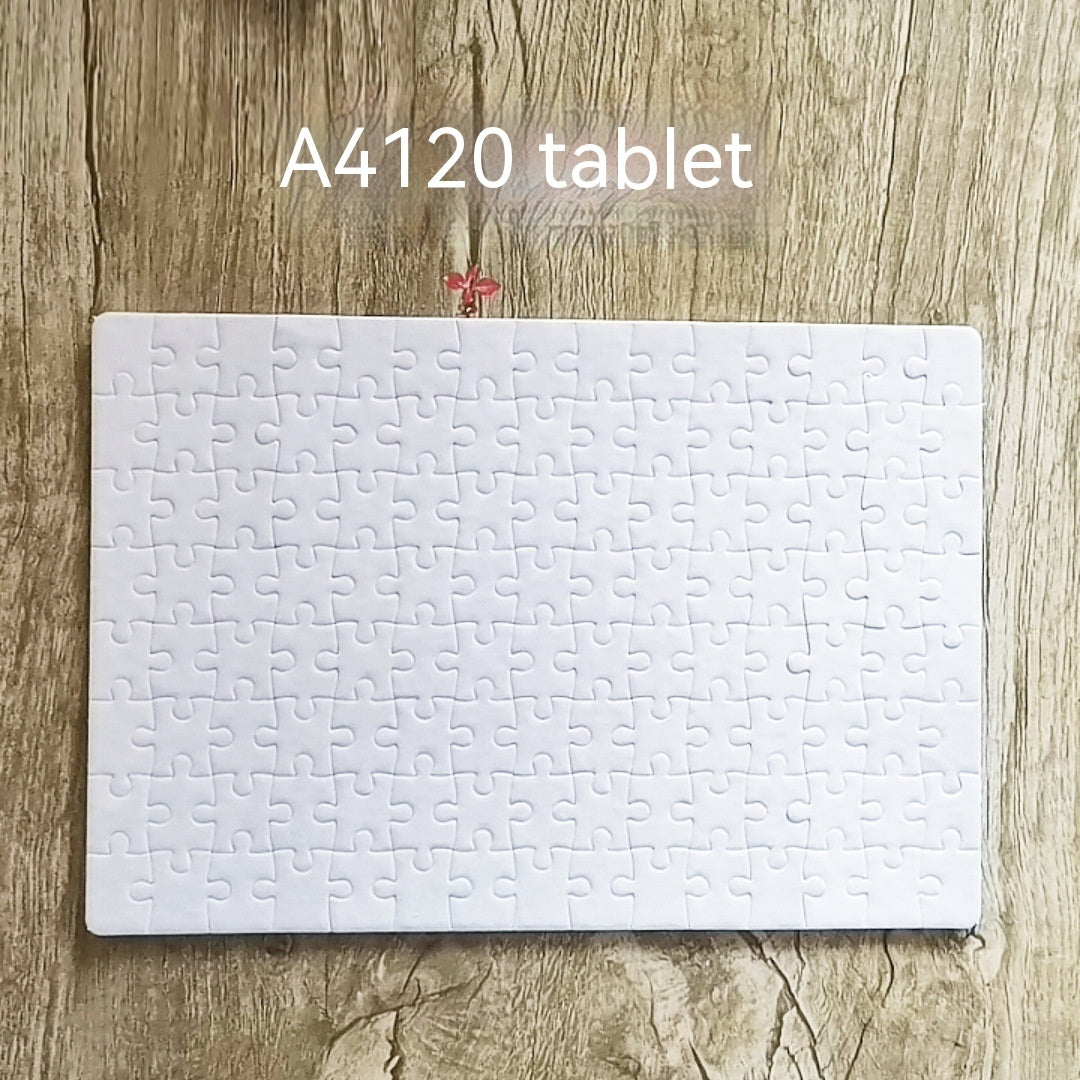 A4 Blank Pearlescent Puzzle – DIY Sublimation Jigsaw