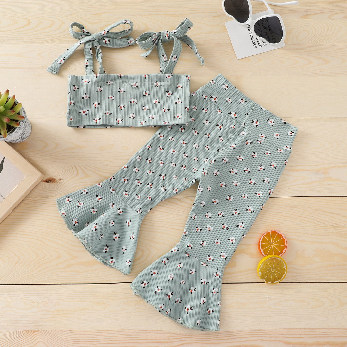 Summer Fashion Girls Floral Set