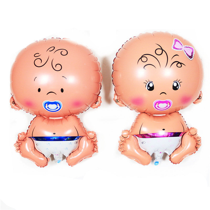 Gender Reveal & Baby Shower Balloon Set – Pink & Blue Balloon Decoration Kit for Party Celebrations