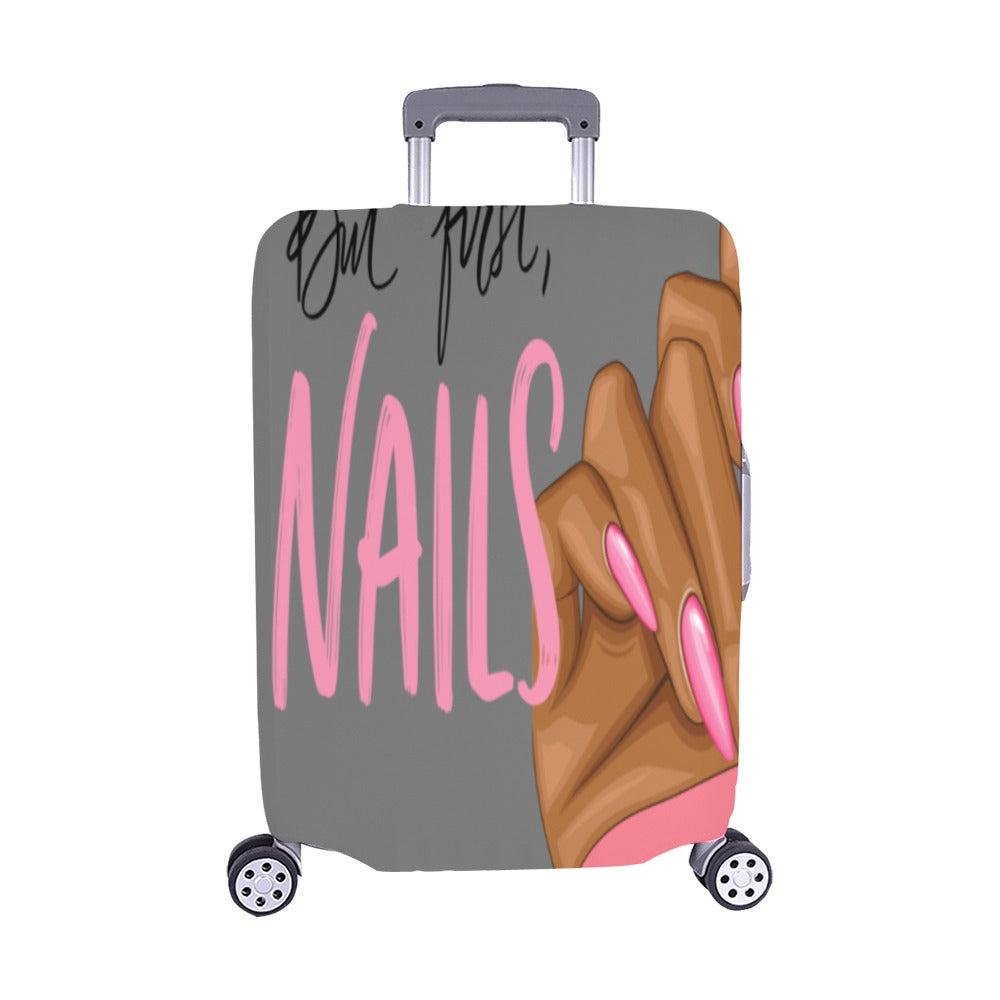 But First Nails Luggage Cover 22'-25"