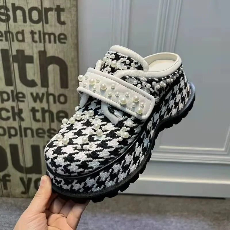 Women’s Velcro Thick Bottom Sandals & Slippers – Trendy Comfort Meets Street Style