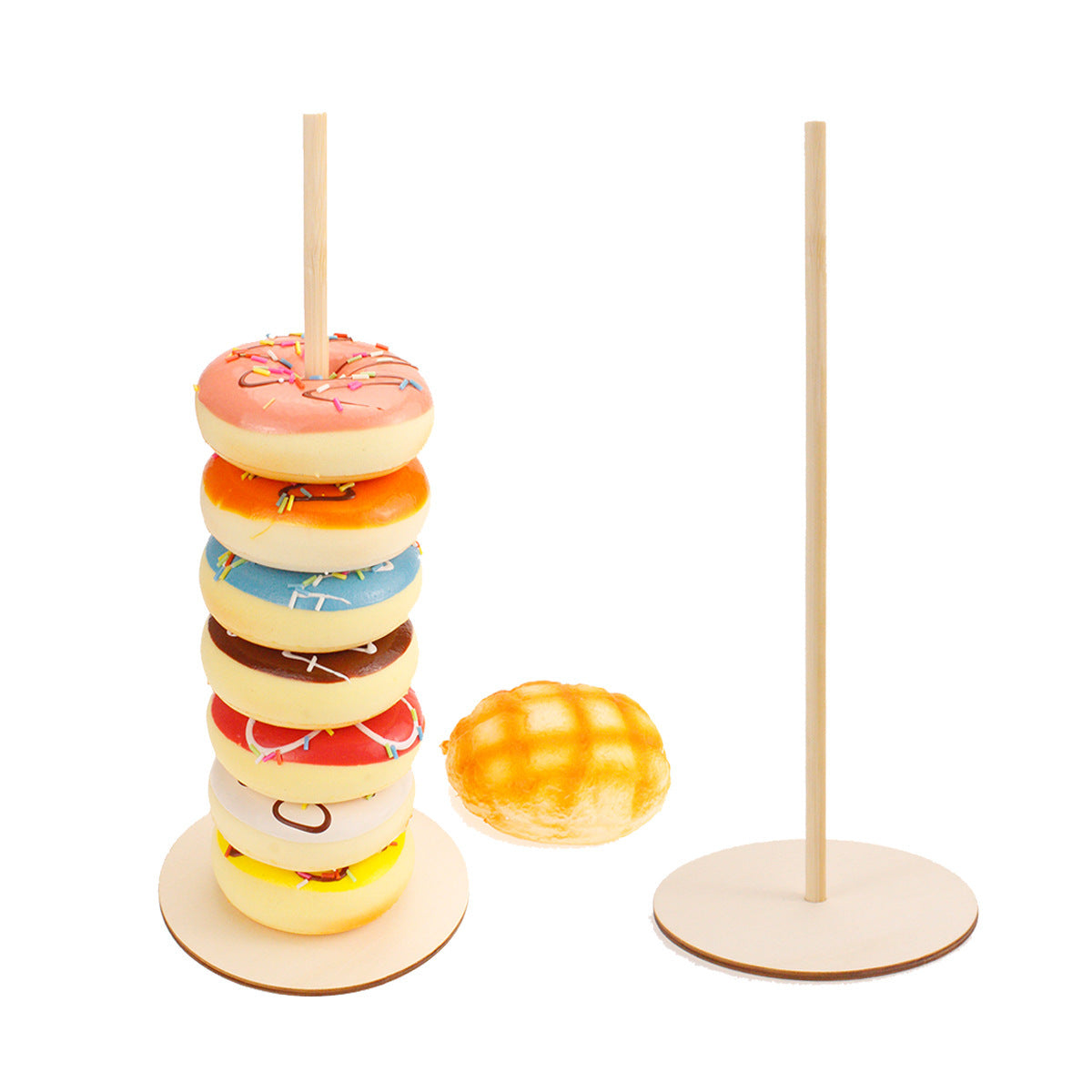 Wooden Donut Rack – Party Display Stand for Birthdays, Baby Showers & Events