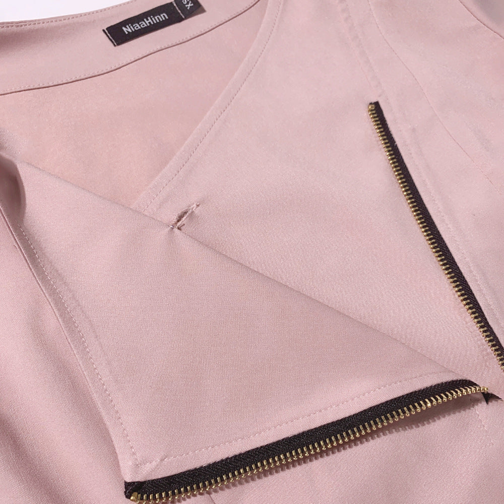 Zip Flex Short Sleeve Scrub Set