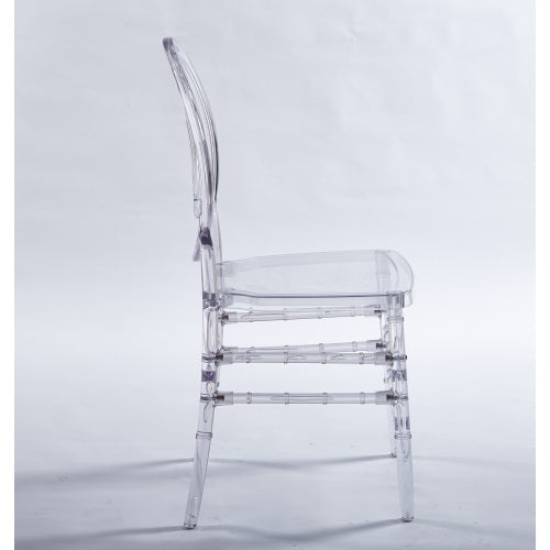 Set of 4 Wedding & Event Dining Chairs – Welded Frame with Plastic Seat