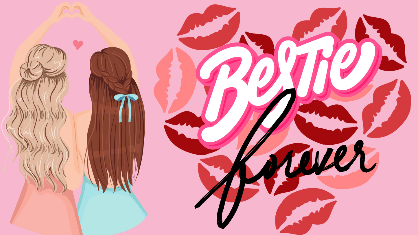 Besties Forever Luggage Cover