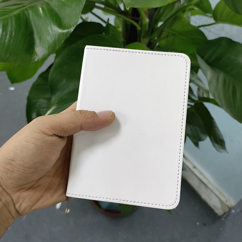 A6 Blank PU Leather Notebook Sublimation