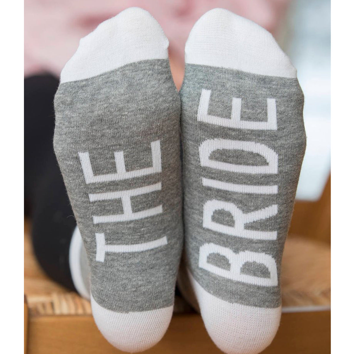 Wedding Party Cotton Socks – Soft Crew Socks for Bride & Bridesmaids