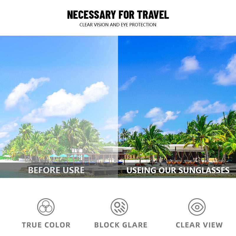Retro Luxury Sunglasses – Fashionable Outdoor Eyewear