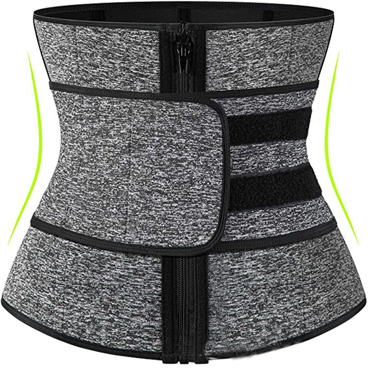 Women’s Tummy Sweat Shapewear Bodysuit – Waist Trainer Slimming Corset with 2-3 Adjustable Belts