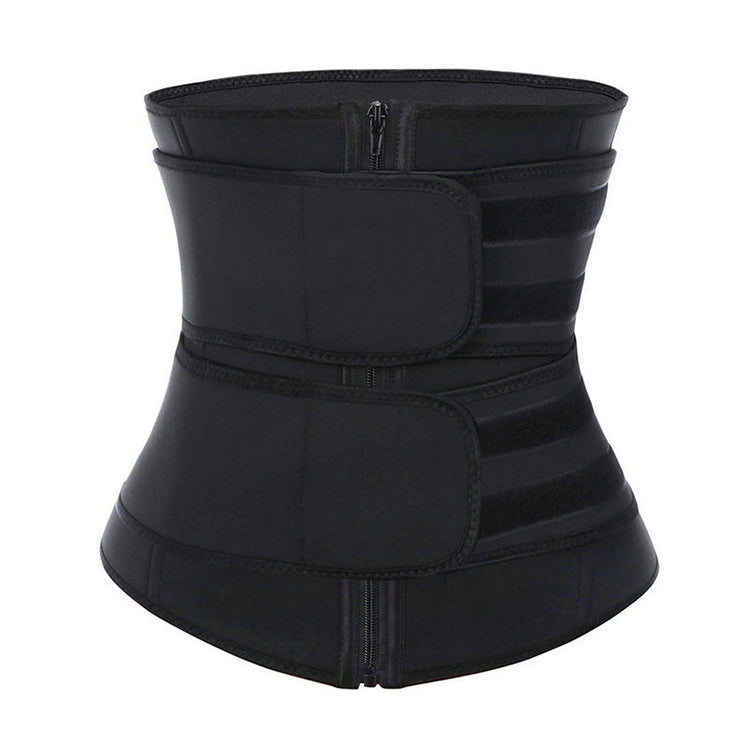 Women’s Tummy Sweat Shapewear Bodysuit – Waist Trainer Slimming Corset with 2-3 Adjustable Belts