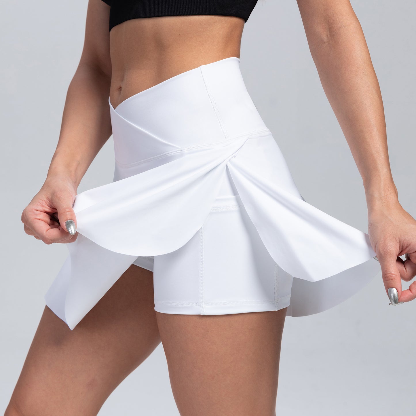 High-Waist Yoga Shorts – Stretchy, Breathable & Tummy Control Workout Shorts for Women