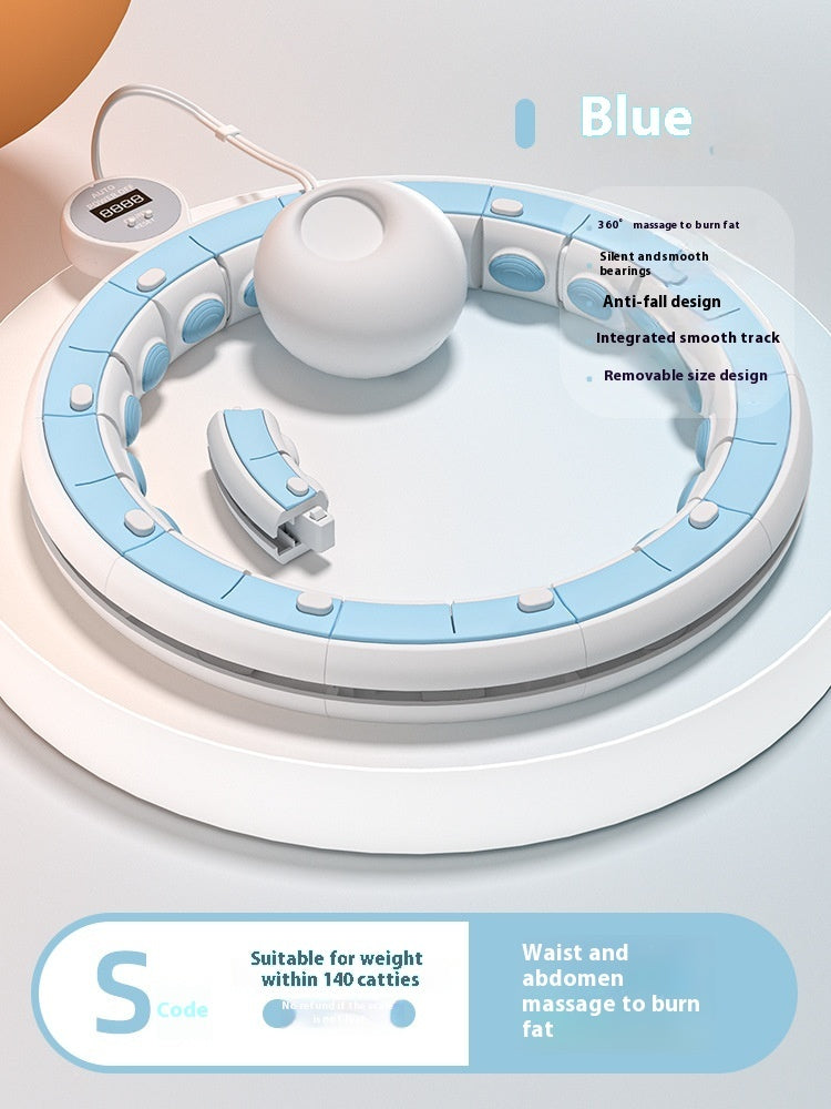 Intelligent Hula Hoop – Smart Weighted Fitness Hoop for Abdominal Compression & Fat Burning