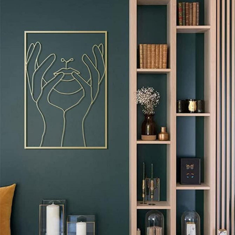 Acrylic Wall Art – Minimalist Female Line Art Decor