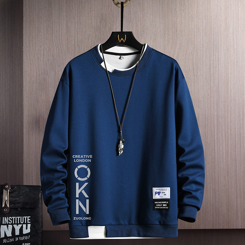 Men’s Casual Letter Print Sweatshirt
