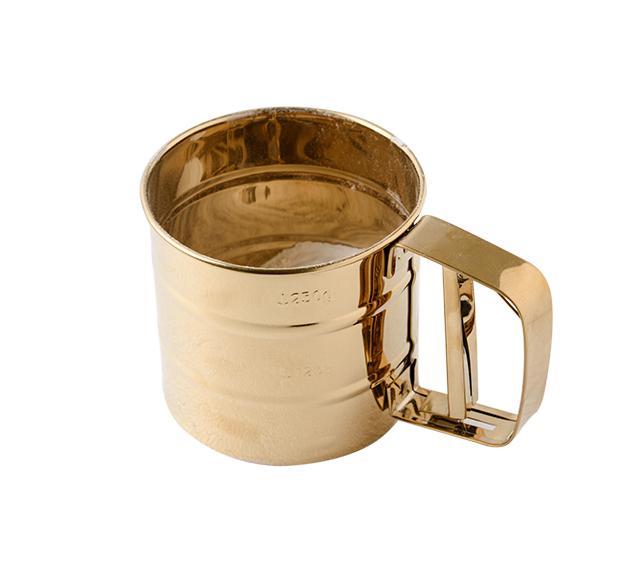AuroraBake Essentials – Golden Stainless Steel Baking Tools