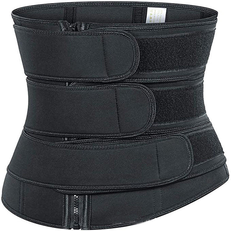 Women’s Tummy Sweat Shapewear Bodysuit – Waist Trainer Slimming Corset with 2-3 Adjustable Belts
