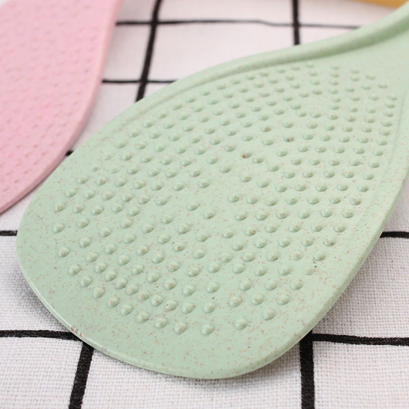 Creative Wheat Straw Rice Spoon – Eco-Friendly Non-Stick Spoon for Kitchen Use