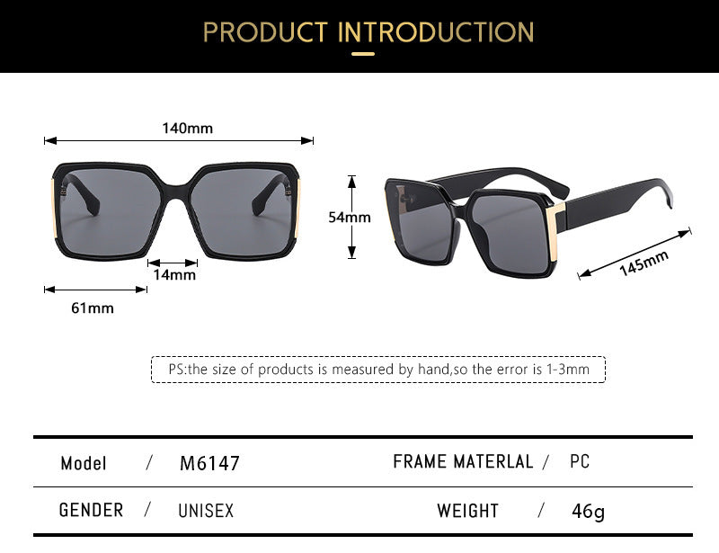Retro Luxury Sunglasses – Fashionable Outdoor Eyewear