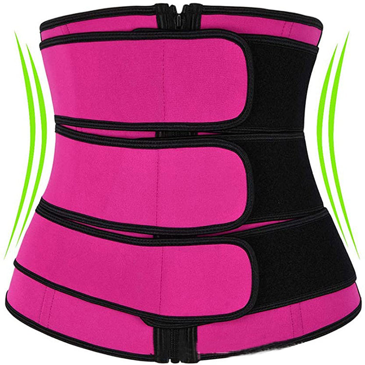 Women’s Tummy Sweat Shapewear Bodysuit – Waist Trainer Slimming Corset with 2-3 Adjustable Belts