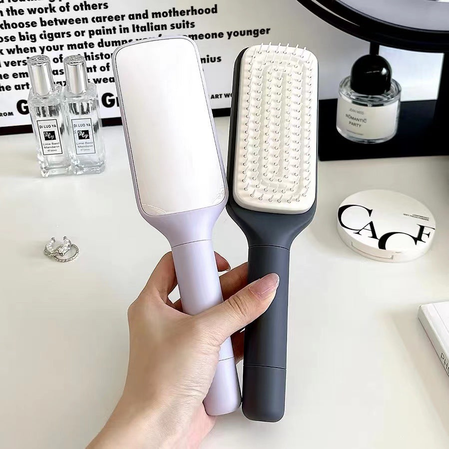 4-in-1 Self-Cleaning Hair Brush – Anti-Static Scalable Massage Comb with Rotating Lift Design