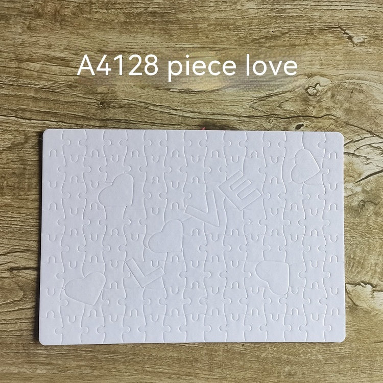 A4 Blank Pearlescent Puzzle – DIY Sublimation Jigsaw