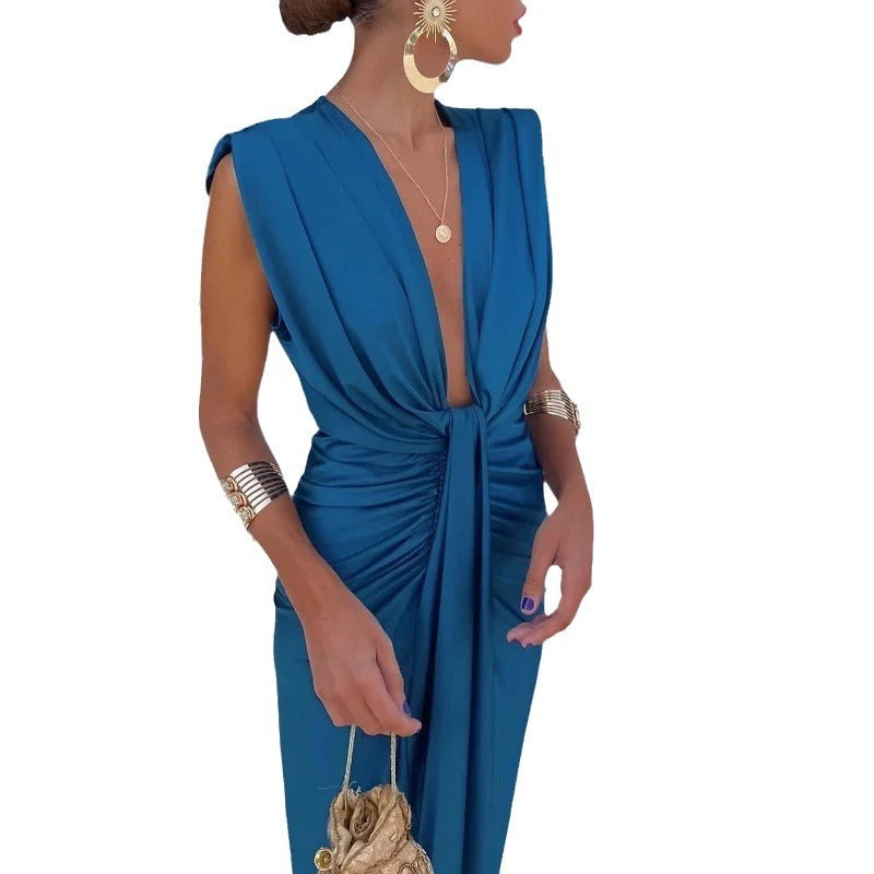 ÉlanVee V-Neck Dress