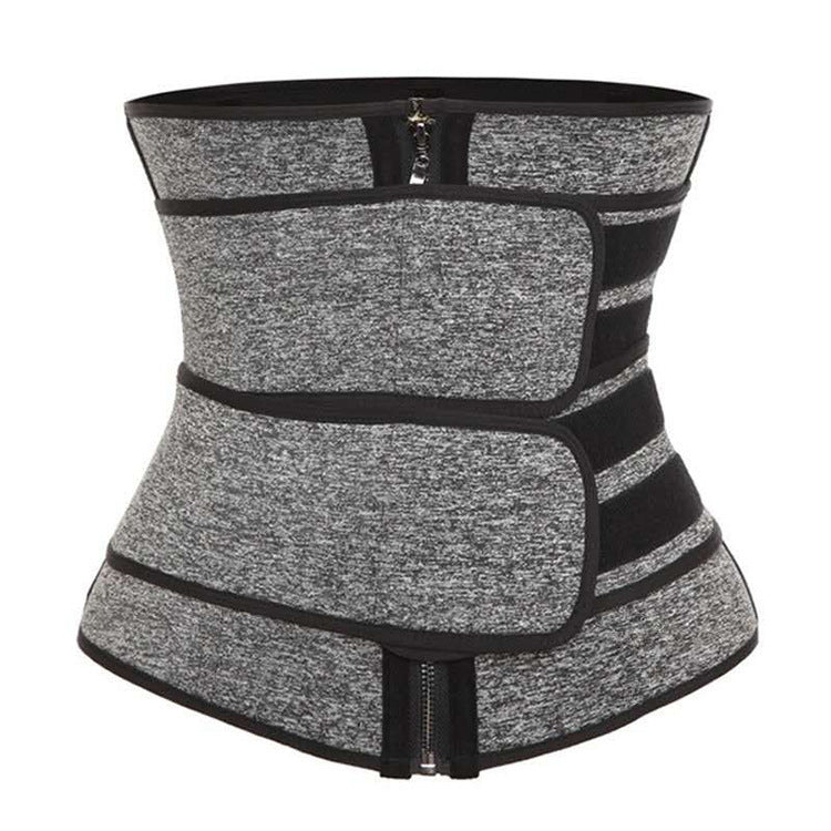 Women’s Tummy Sweat Shapewear Bodysuit – Waist Trainer Slimming Corset with 2-3 Adjustable Belts