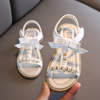 Girls' Summer Sandals – Princess Pearl Design