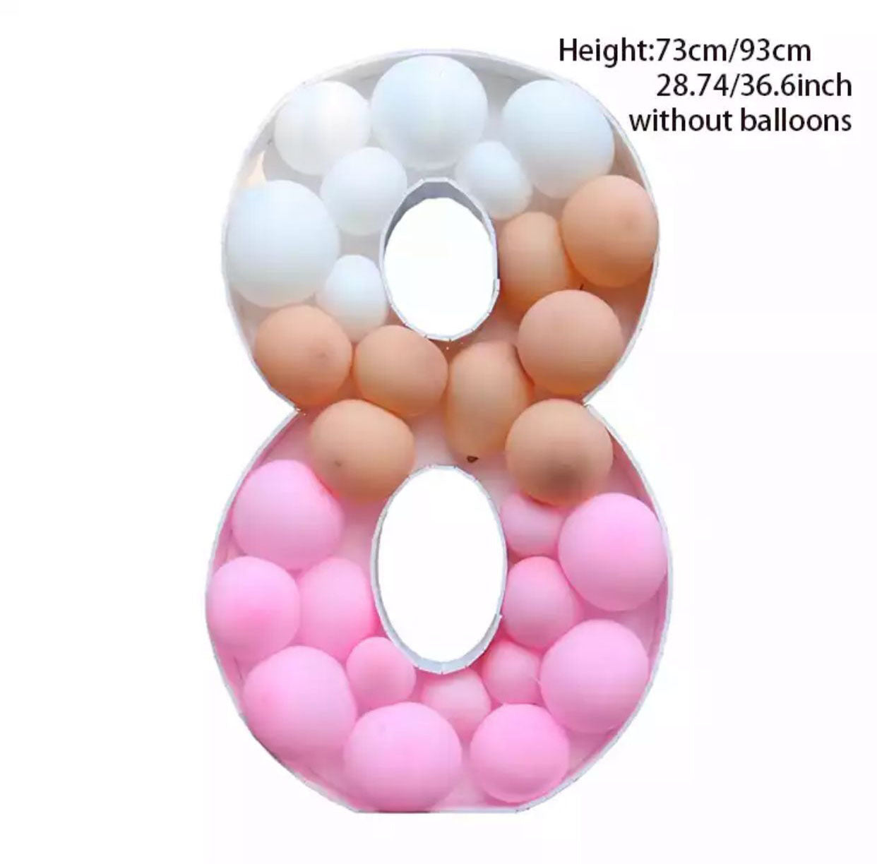 Giant Birthday Balloon Box – Decorative Balloon-Fill Display for Birthday Parties