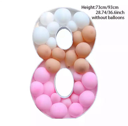 Giant Birthday Balloon Box – Decorative Balloon-Fill Display for Birthday Parties