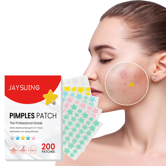 Cute Star Pimple Patches – Hydrocolloid Acne Stickers for Face, Zits & Blemish Cover