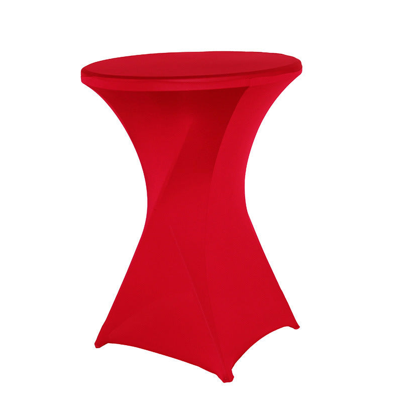 Stretch Cocktail Table Cover – Fitted Spandex Tablecloth for High Top Tables, Events & Party Decor