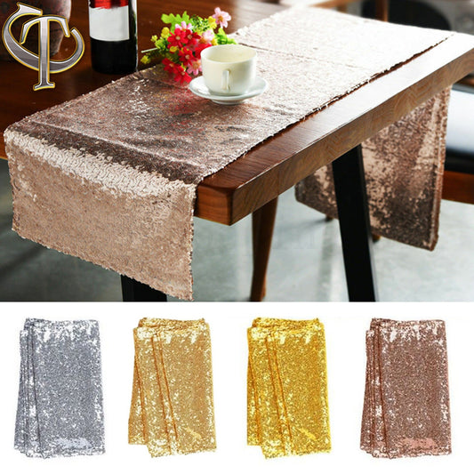 Sequin Table Runner – Sparkling Table Decor for Weddings, Birthdays, Baby Showers & Special Events