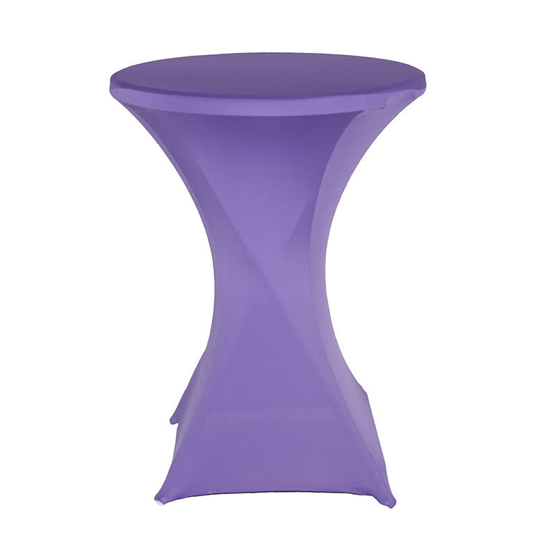 Stretch Cocktail Table Cover – Fitted Spandex Tablecloth for High Top Tables, Events & Party Decor