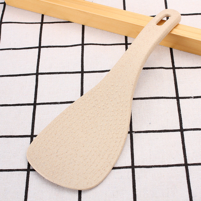 Creative Wheat Straw Rice Spoon – Eco-Friendly Non-Stick Spoon for Kitchen Use