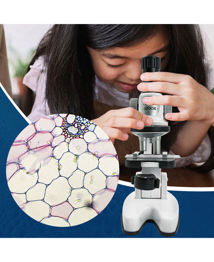 MicroQuest 1200X – Kids’ Science Microscope Toy Set