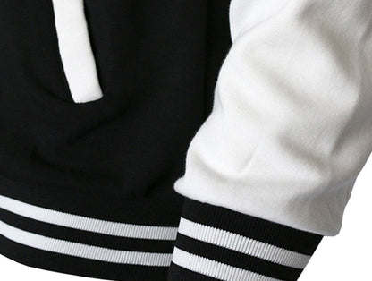 Men’s Baseball Jacket – Classic Varsity Bomber Coat for Casual & Sportswear