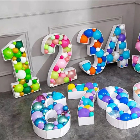 Giant Birthday Balloon Box – Decorative Balloon-Fill Display for Birthday Parties