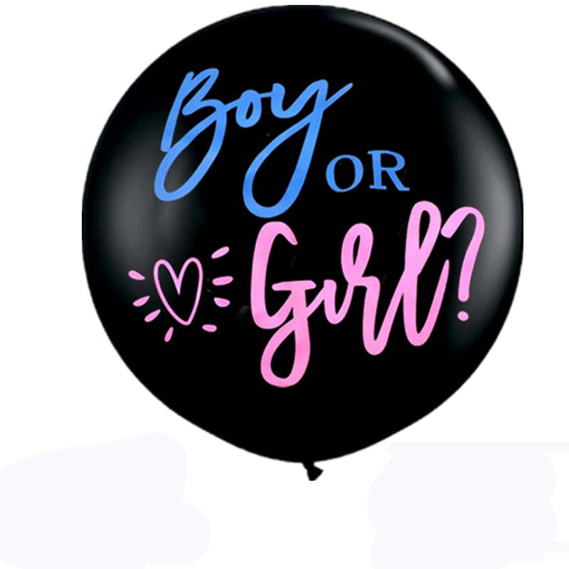 Gender reveal balloon