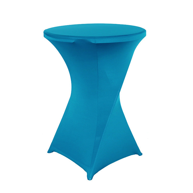 Stretch Cocktail Table Cover – Fitted Spandex Tablecloth for High Top Tables, Events & Party Decor