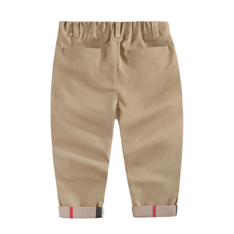 Play Plaid Boys' Casual Cotton Trousers