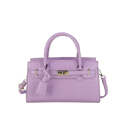 Crocodile Pattern Kelly Handbag – Fashion Luxury for Modern Women