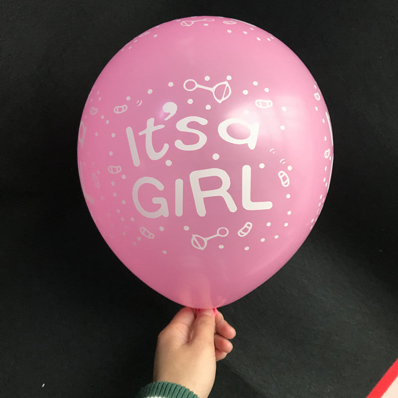 Gender Reveal Balloon – “Boy or Girl?” Party Decoration with Confetti for Baby Shower Reveal