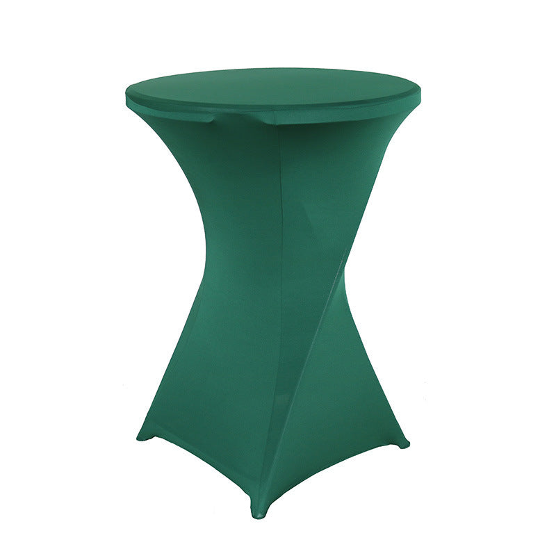 Stretch Cocktail Table Cover – Fitted Spandex Tablecloth for High Top Tables, Events & Party Decor
