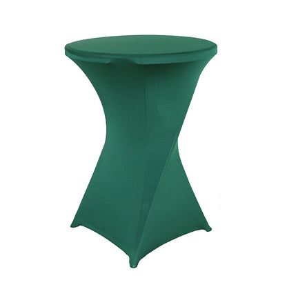 Stretch Cocktail Table Cover – Fitted Spandex Tablecloth for High Top Tables, Events & Party Decor